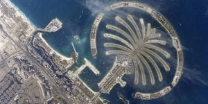 Palm Jumeirah in Dubai, UAE